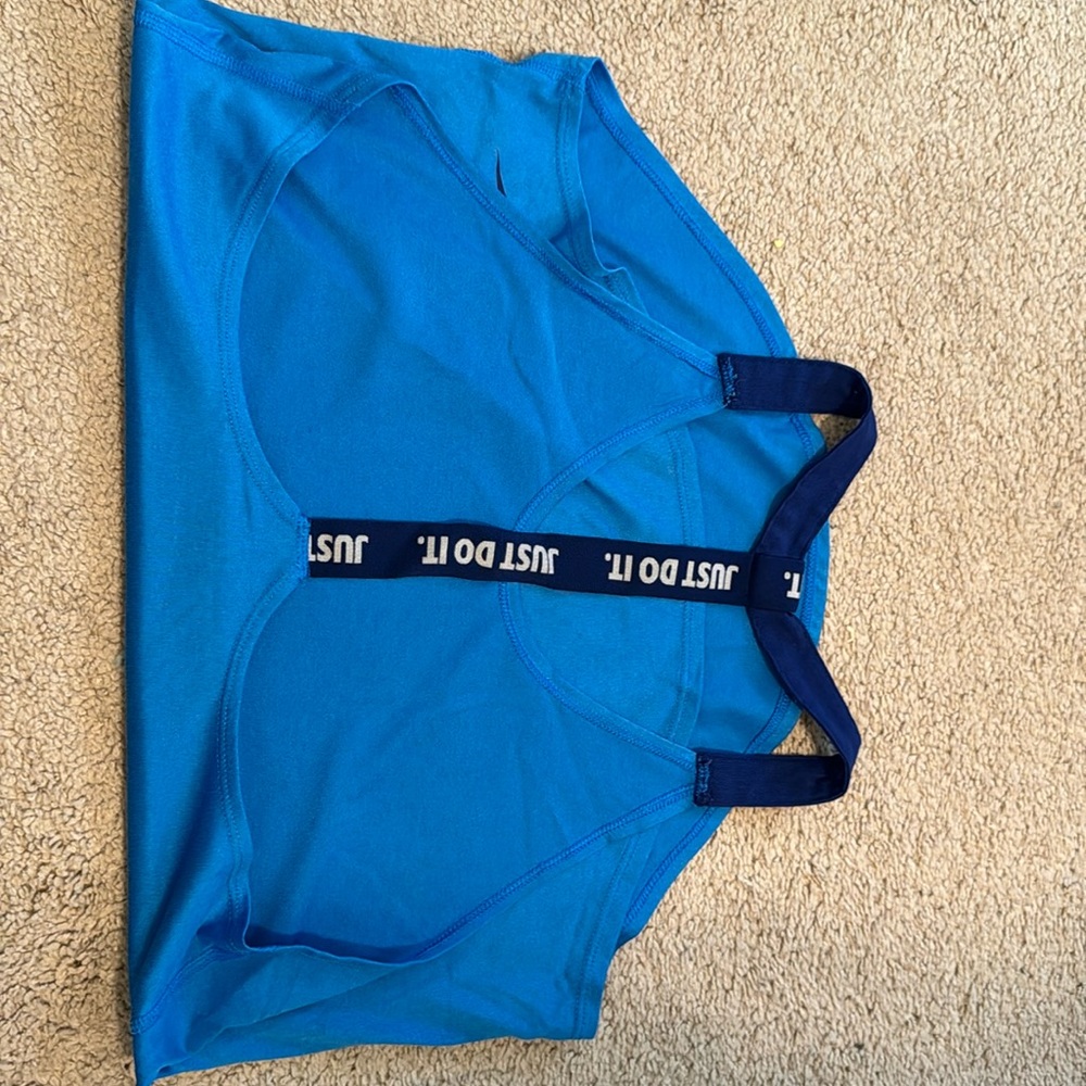 Nike dri fit t strap tank, S